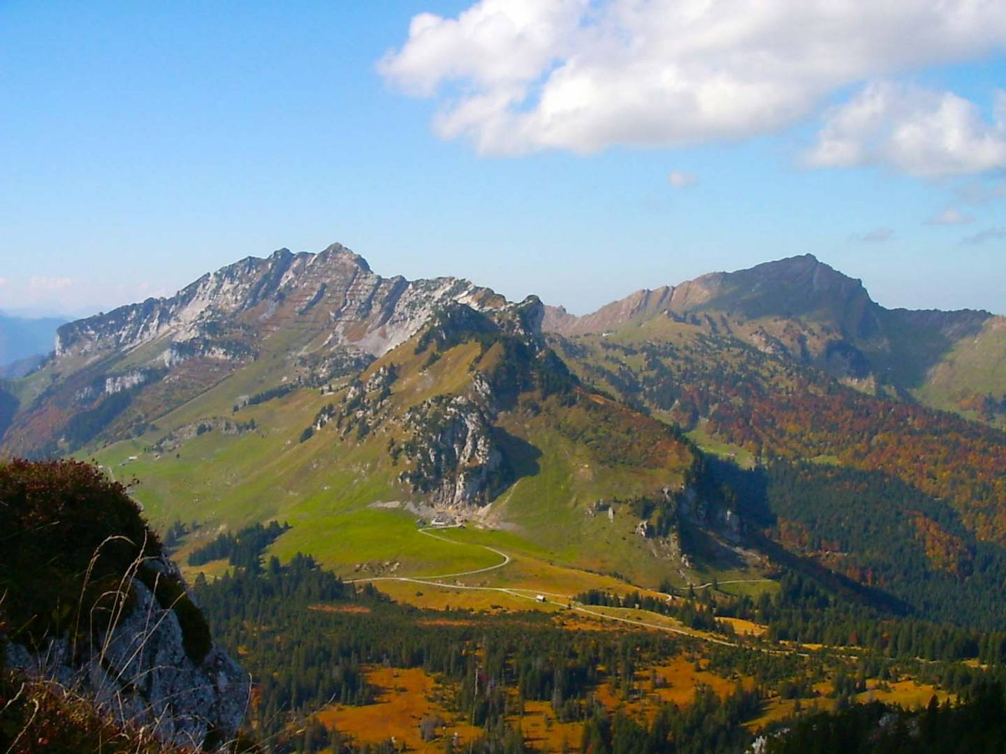 Auf dem Gulmen mit Sicht zum Speer