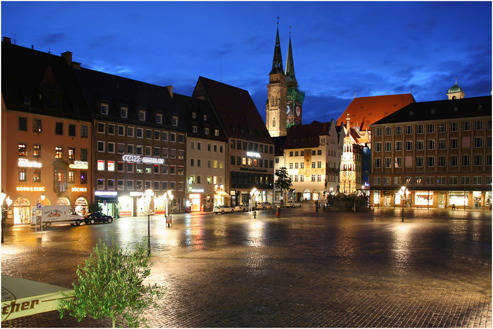 Auf dem Hauptmarkt.....