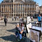 Auf dem Hauptplatz in Brüssel