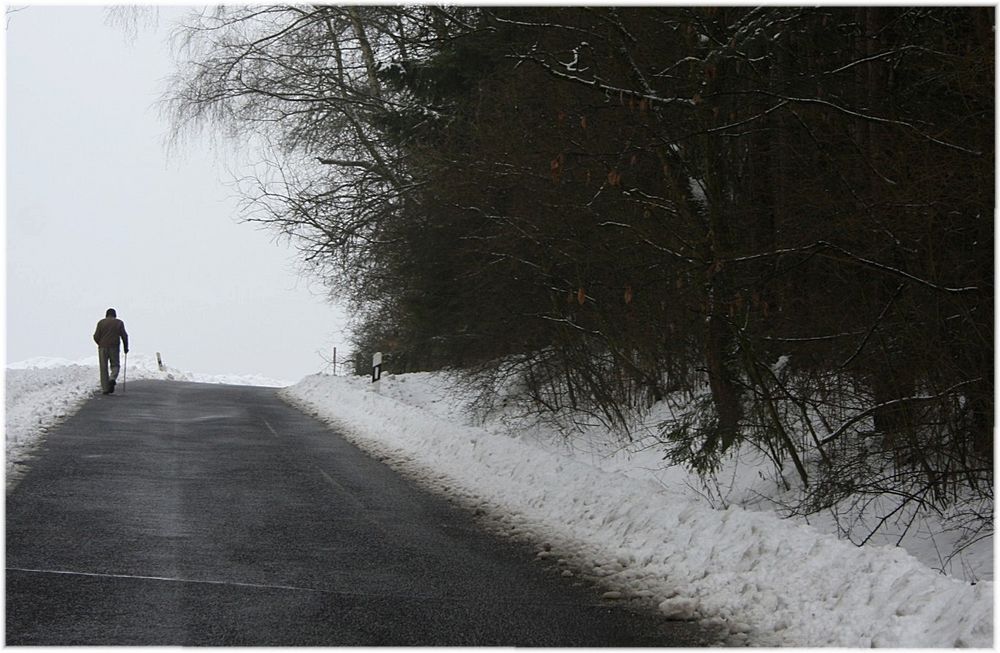 Auf dem Heimweg- wie jeden Tag, jedes Jahr....