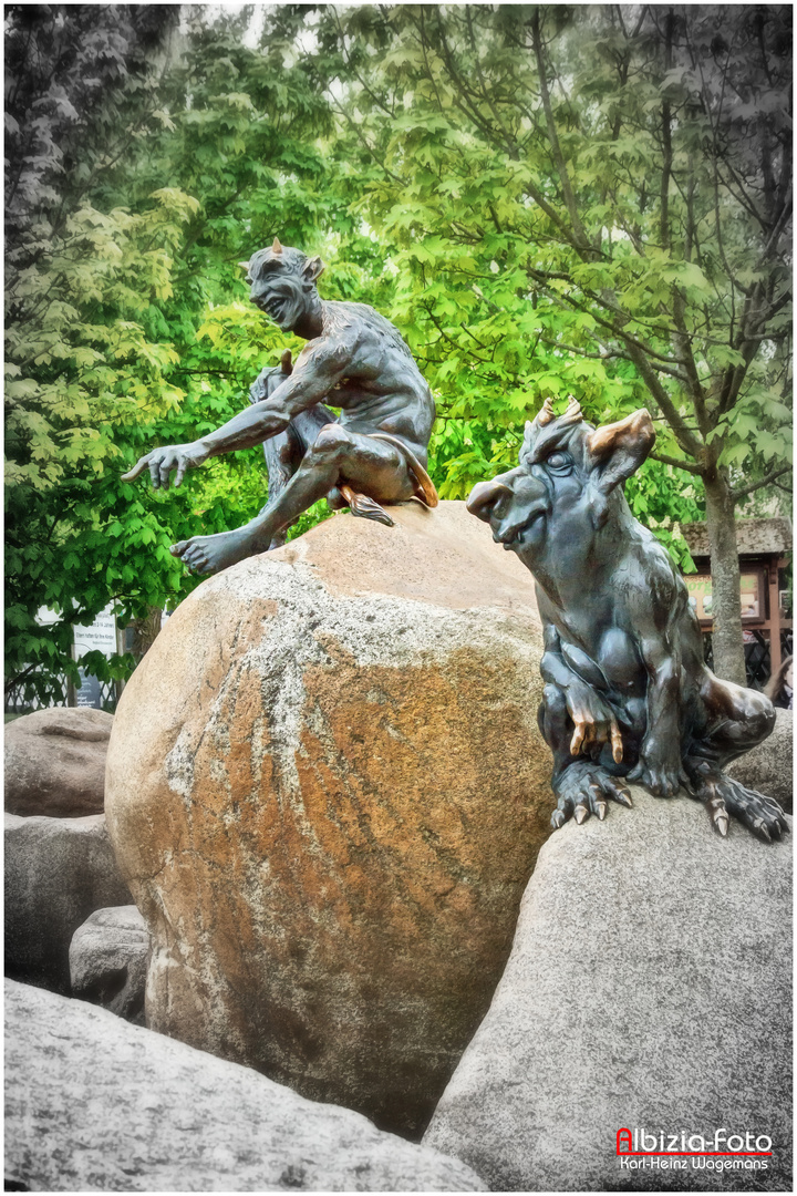 Auf dem Hexentanzplatz im Harz