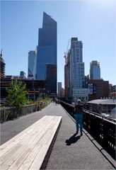 Auf dem High Line Park