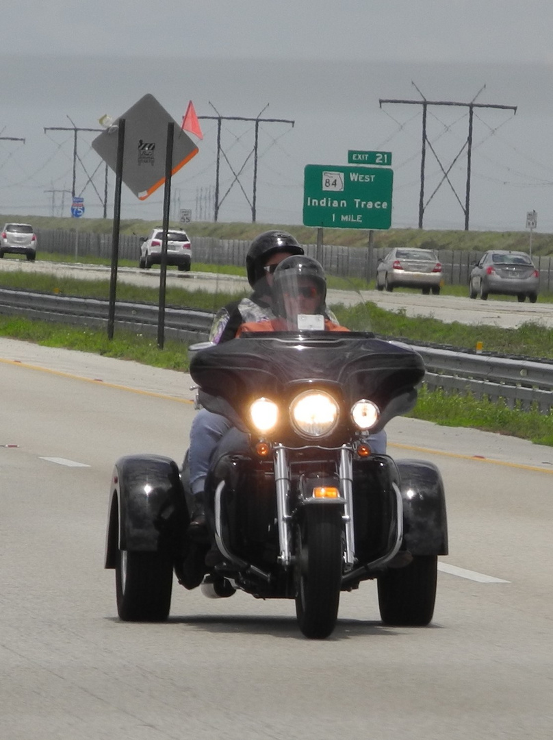 Auf dem Highway in Florida