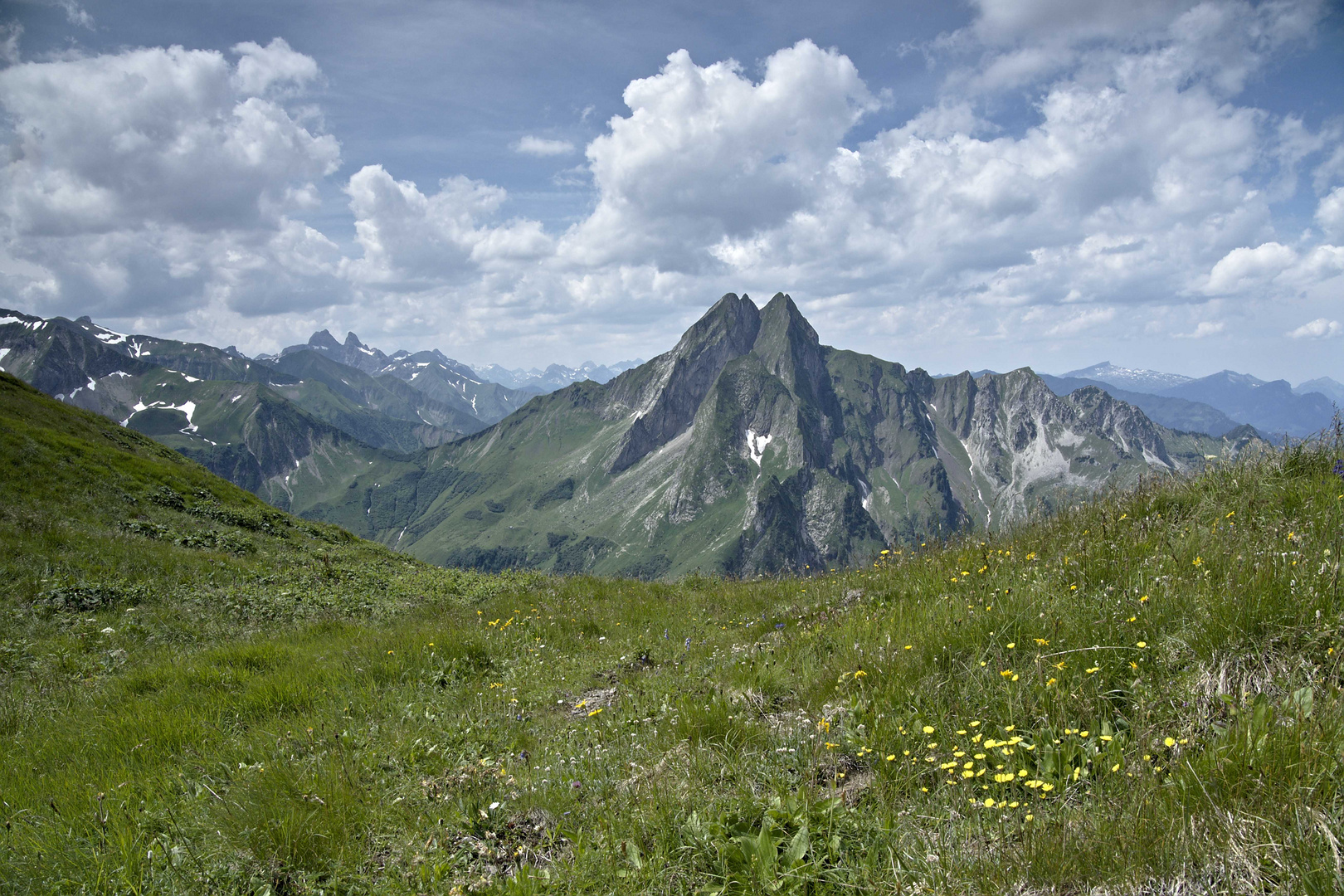 Auf dem Himmelecksattel