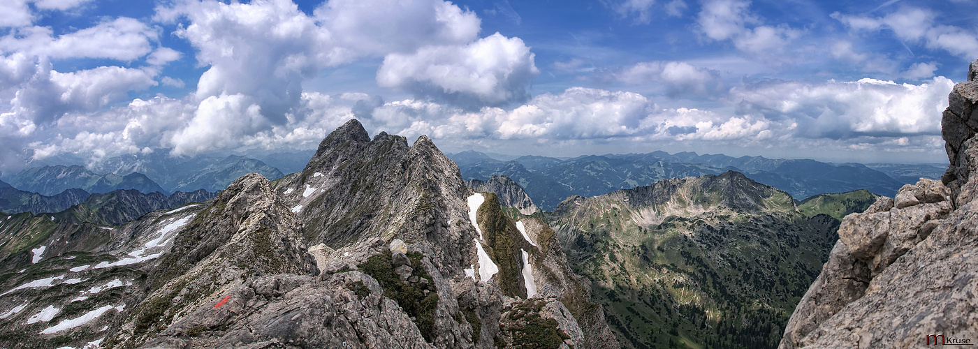 auf dem * Hindelanger Klettersteig *