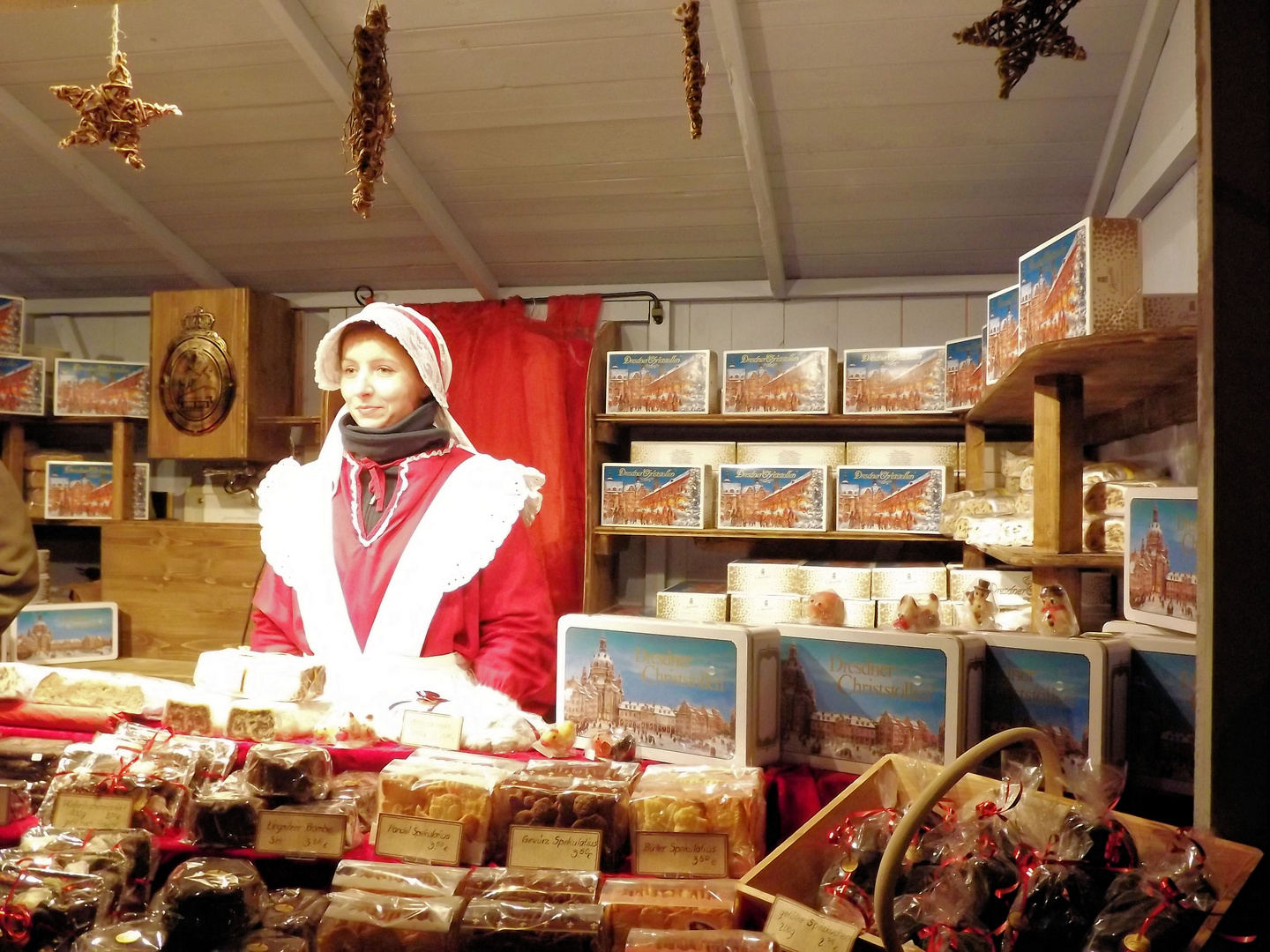 Auf dem historischen Weihnachtsmarkt