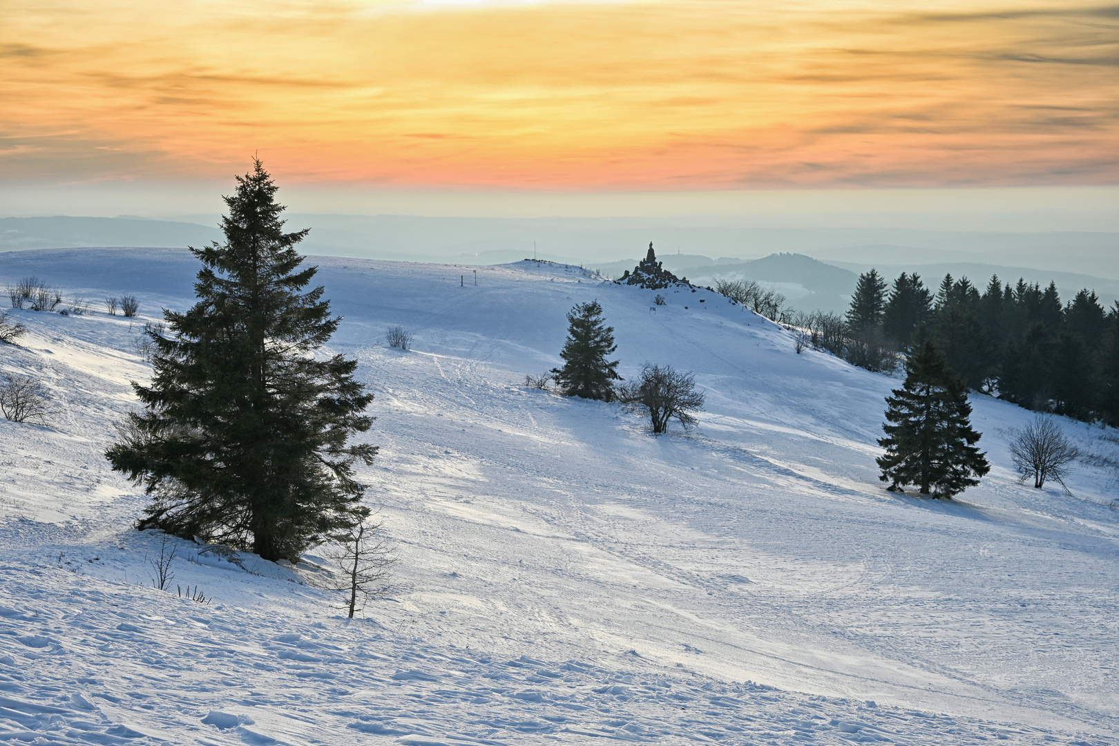 auf dem höchsten Berg der Rhön...