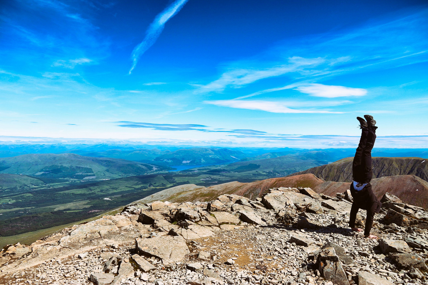 Auf dem höchsten Berg Großbritanniens - dem Ben Nevis