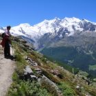 Auf dem Höhenweg von Kreuzboden zur Almagelleralp