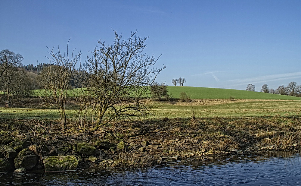 Auf dem Hügel .