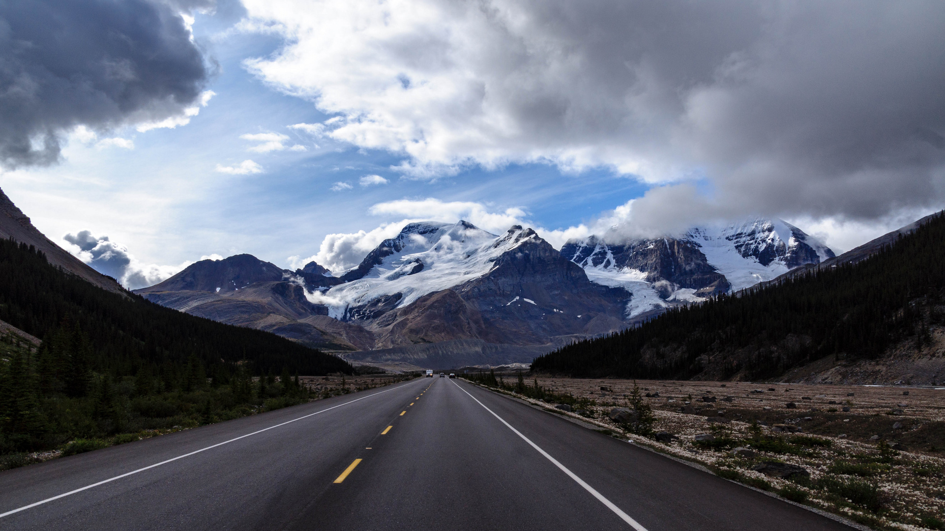 Auf dem Icefields Parkway