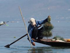 auf dem Inle See