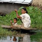 Auf dem Inle See