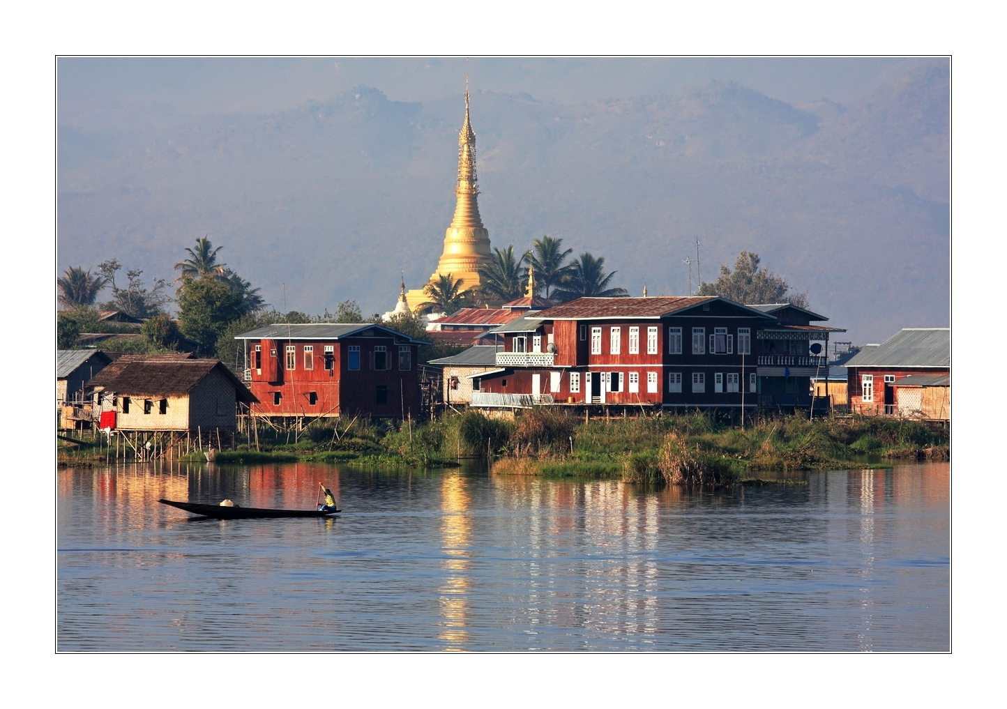 Auf dem Inle-See...