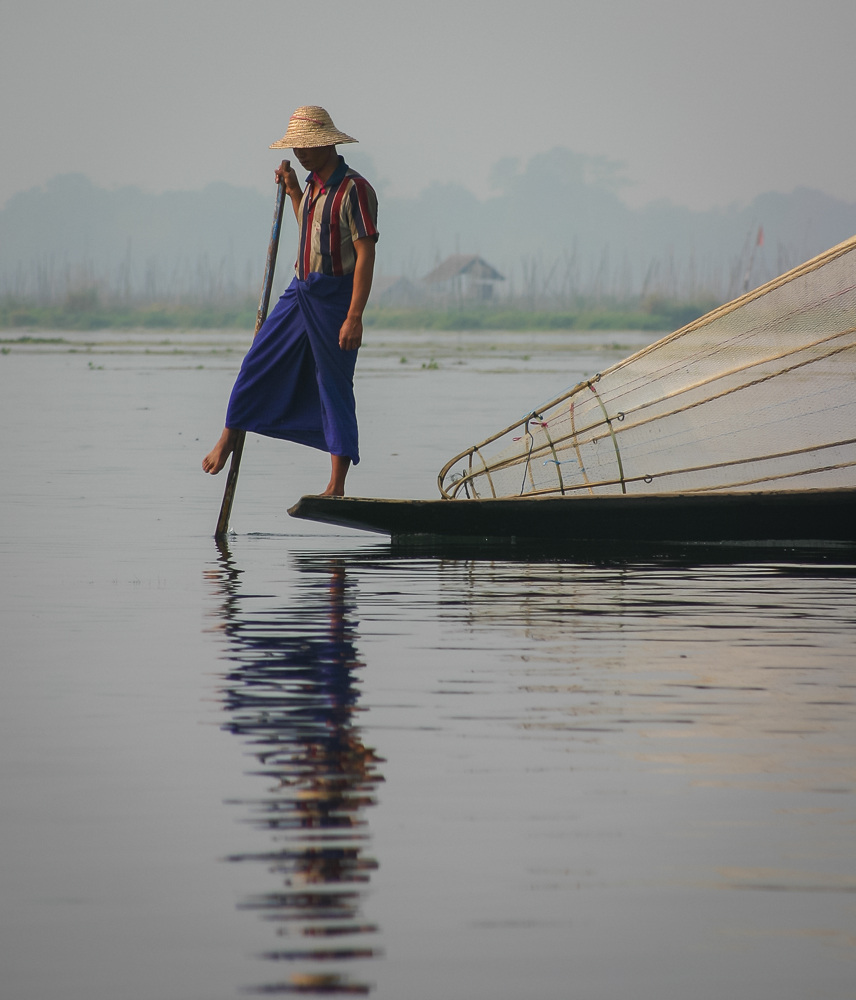 auf dem Inle See