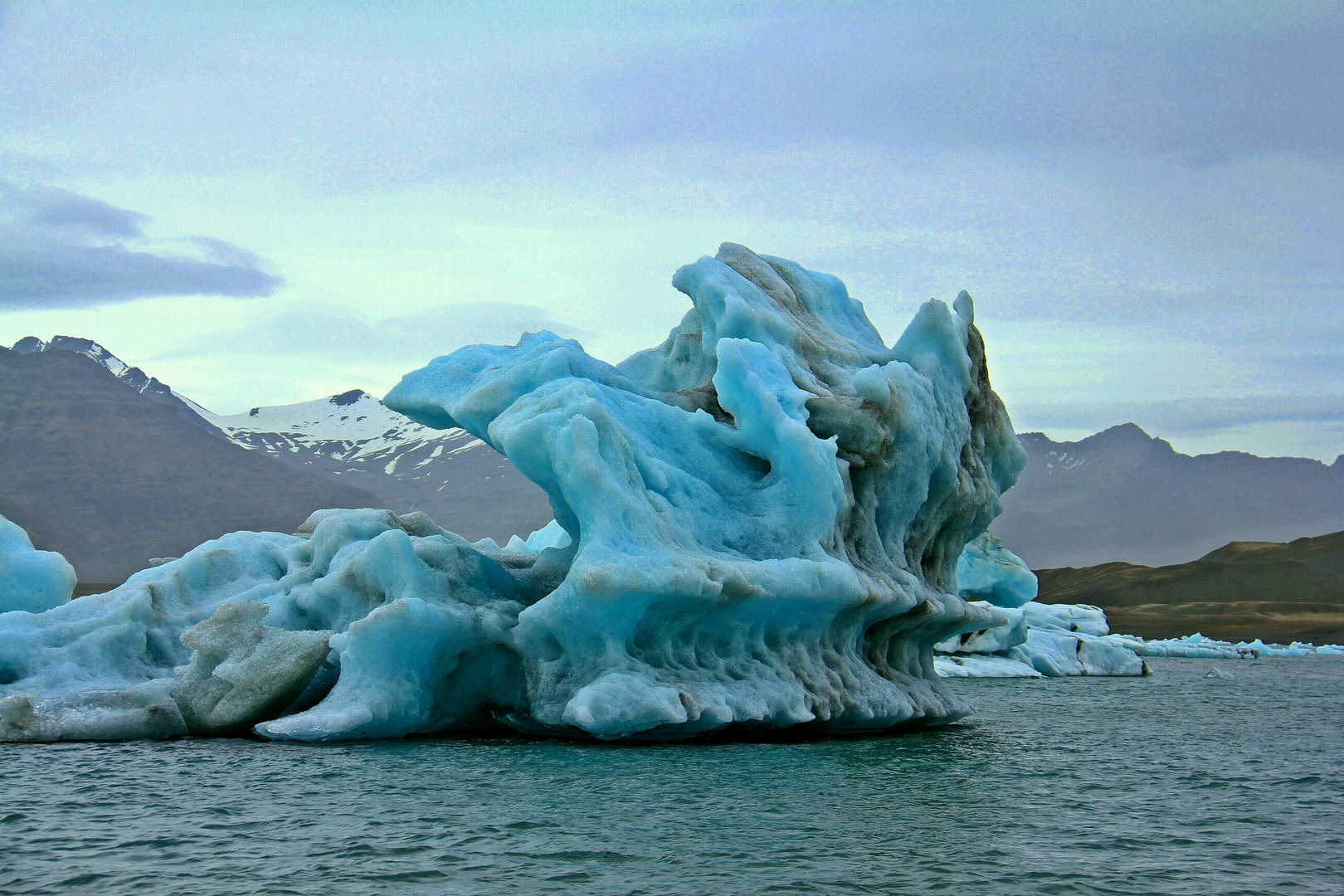 Auf dem Jökulsárlón