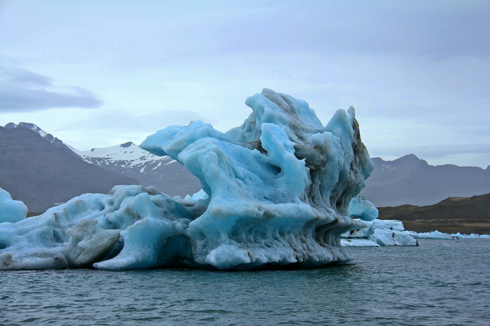 Auf dem Jökulsárlón