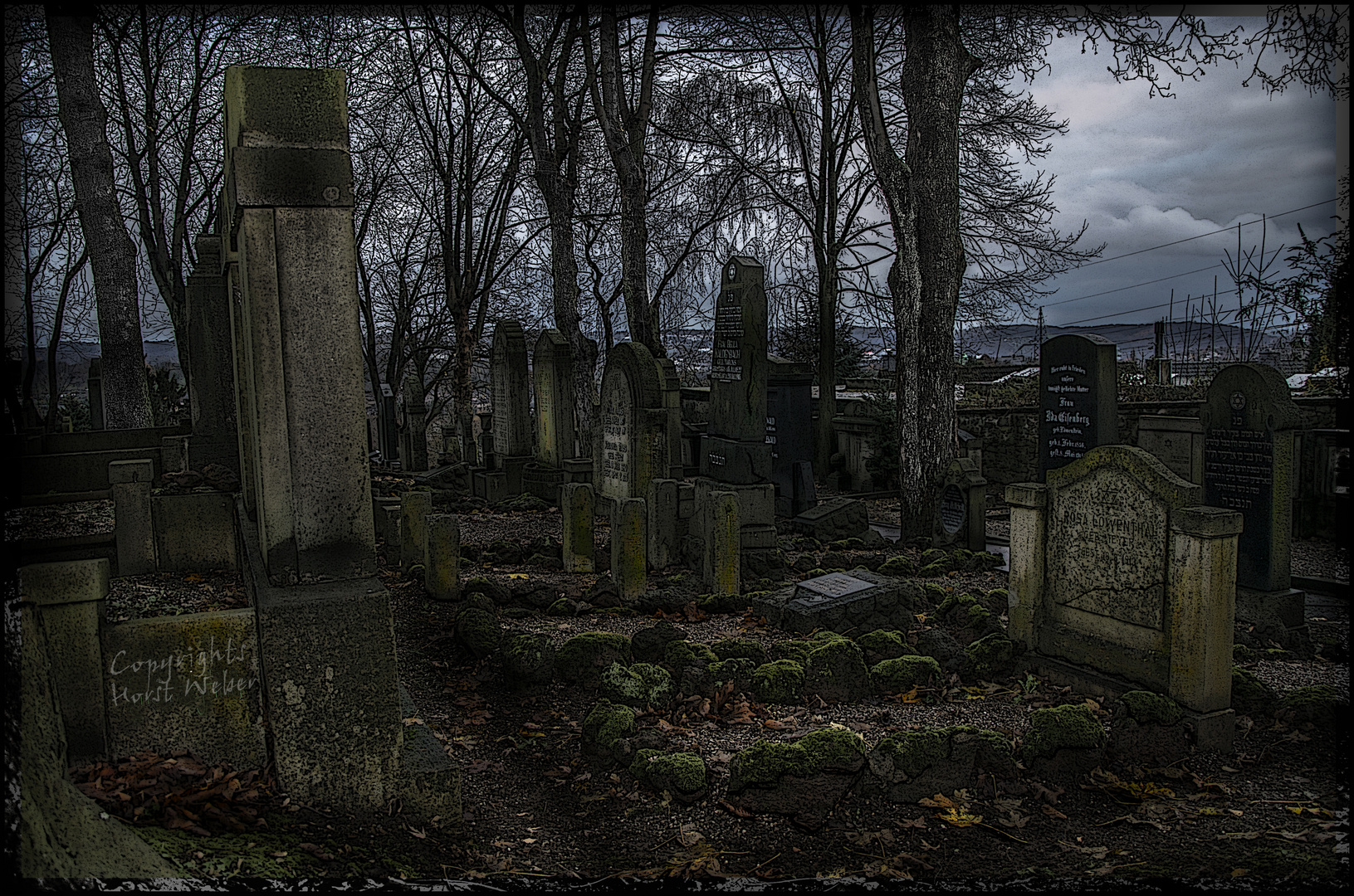 Auf dem jüdischen Friedhof...