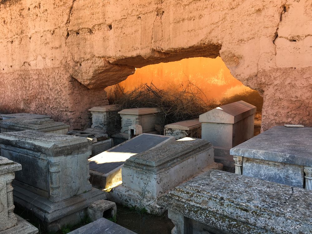 Auf dem jüdischen Friedhof von Marrakesch, 2016