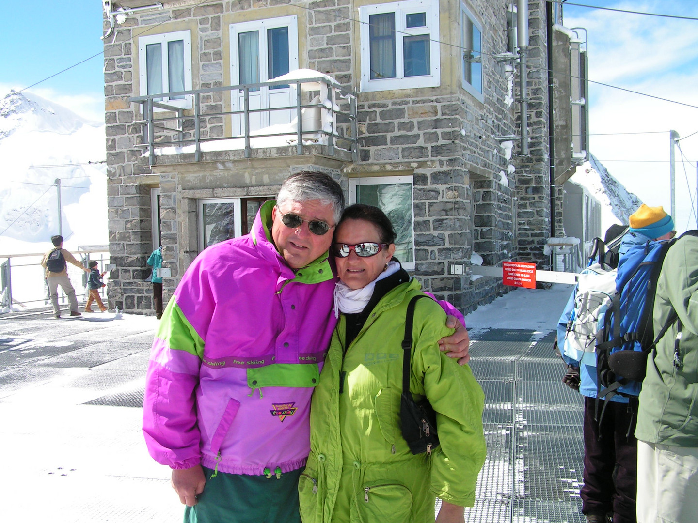 Auf dem Jungfraujoch.