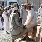 Auf dem Kamelmarkt in Sinaw, Oman 