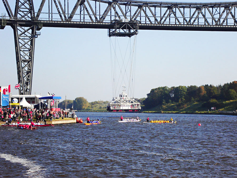 auf dem Kanal