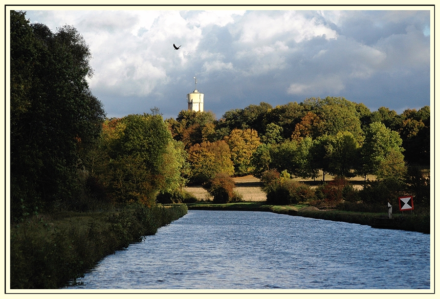 Auf dem Kanal durch Lothringen