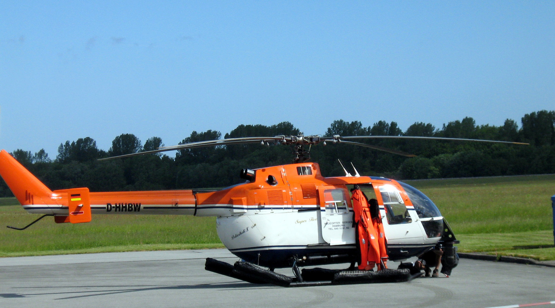 Auf dem kleinen Flugplatz Barth