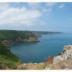 auf dem Klippenpfad -Jersey Nordküste-