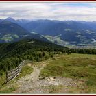 Auf dem Kronplatz mit Blick in's Pustertal