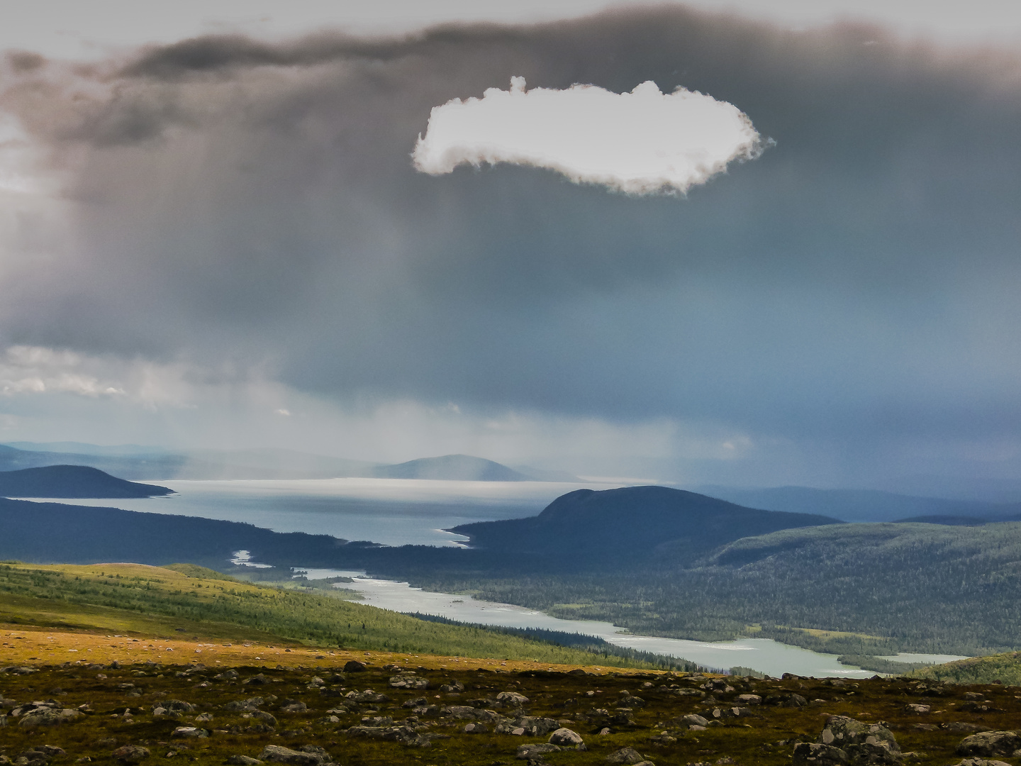 Auf dem Kungsleden zwischen Aktse und Sitojaure