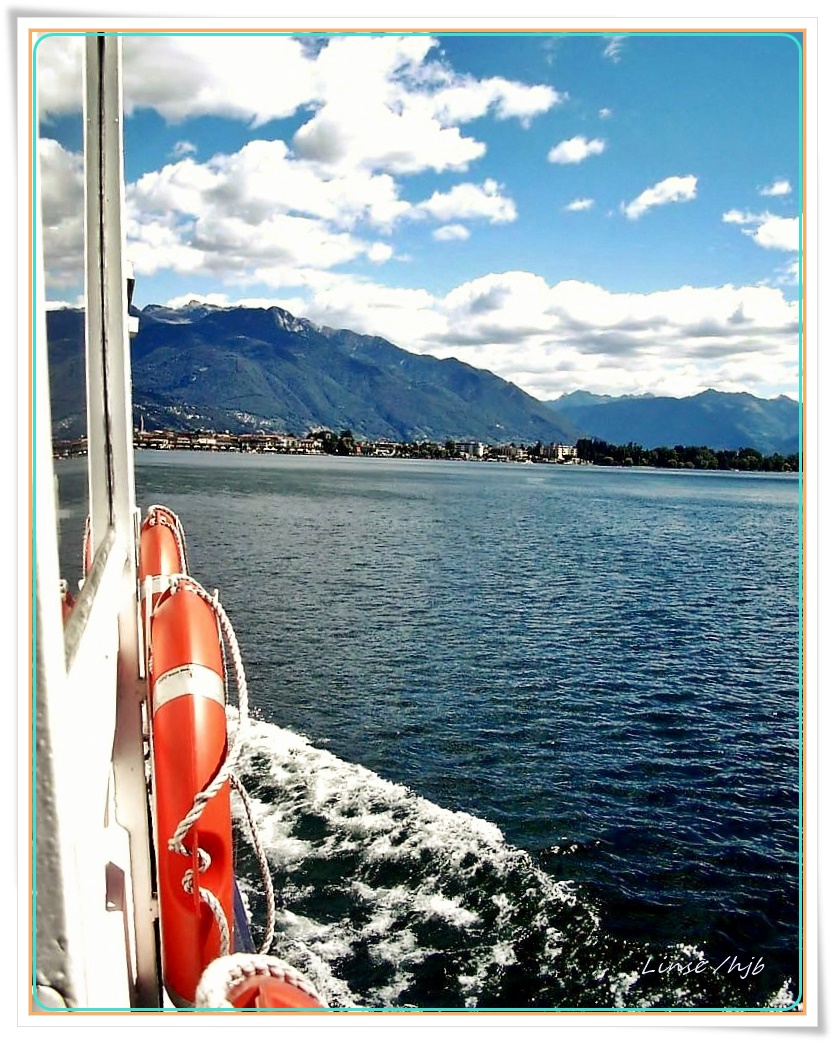 Auf dem Lago Maggiore vor Ascona