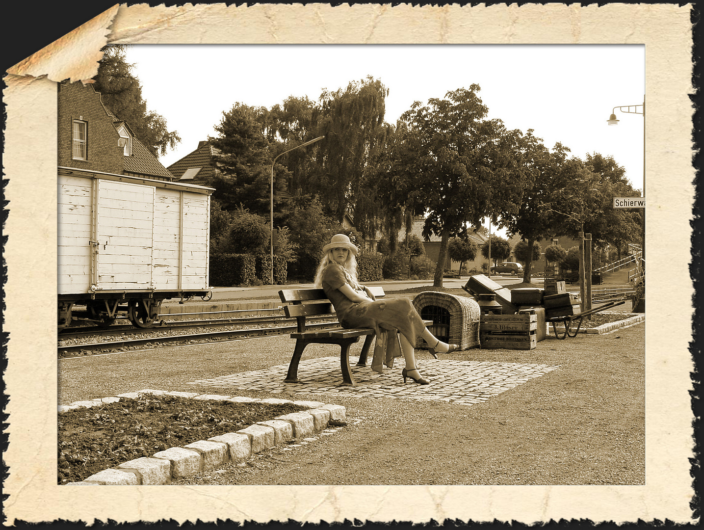 Auf dem Landbahnhof