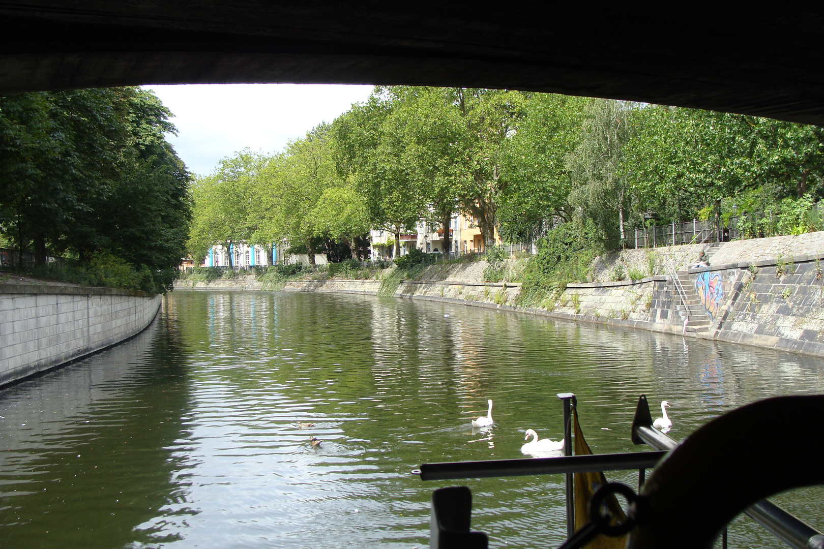 Auf dem Landwehrkanal in Berlin 2