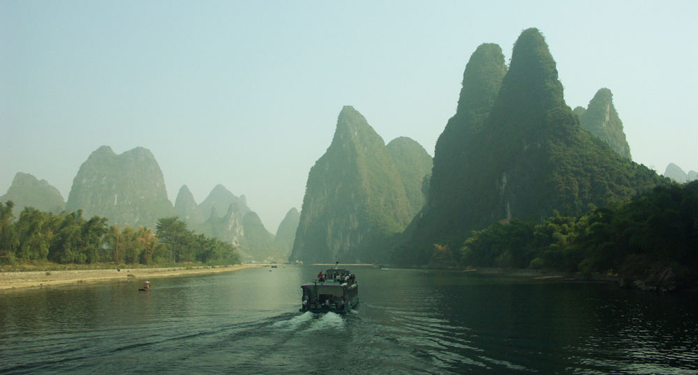 Auf dem Li-Fluss von Guilin nach Yangshuo Bild 5