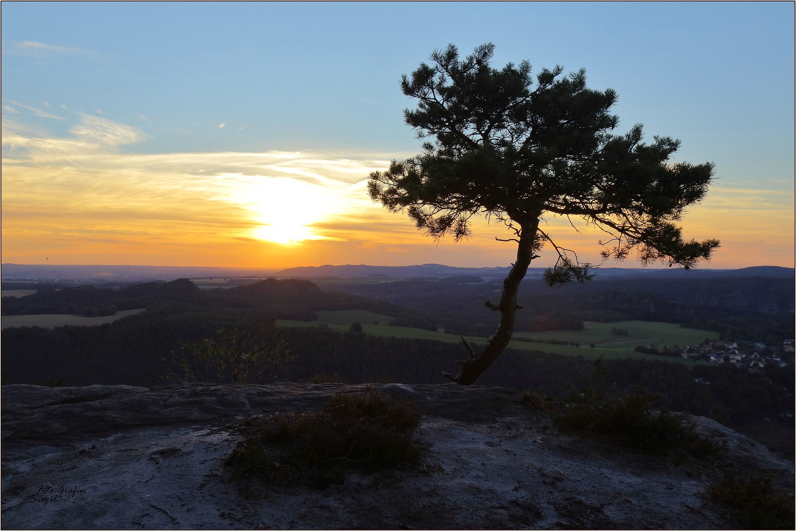 Auf dem Lilienstein ...