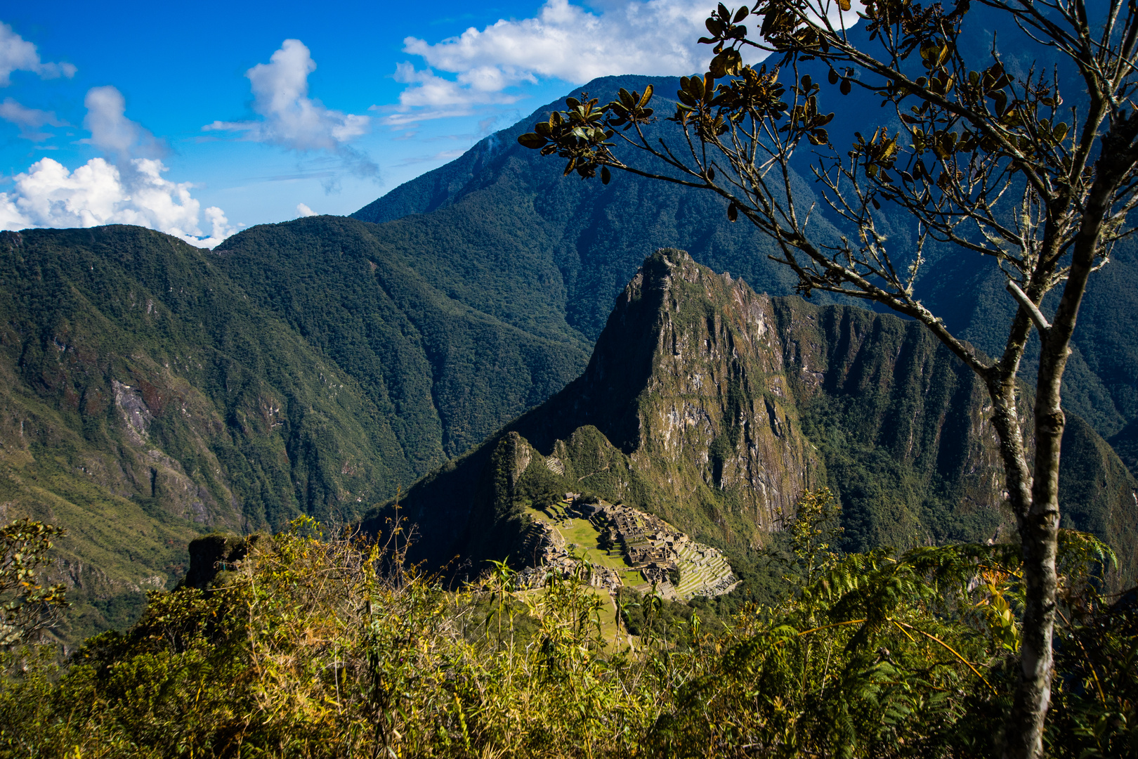 Auf dem Machu Picchu