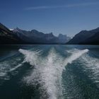 Auf dem Maligne Lake