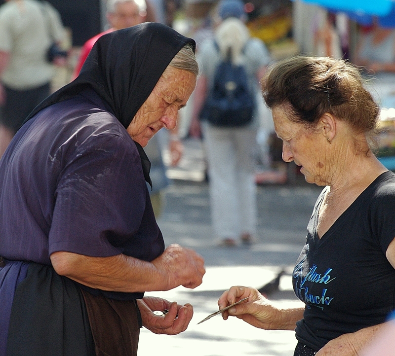 auf dem Markt