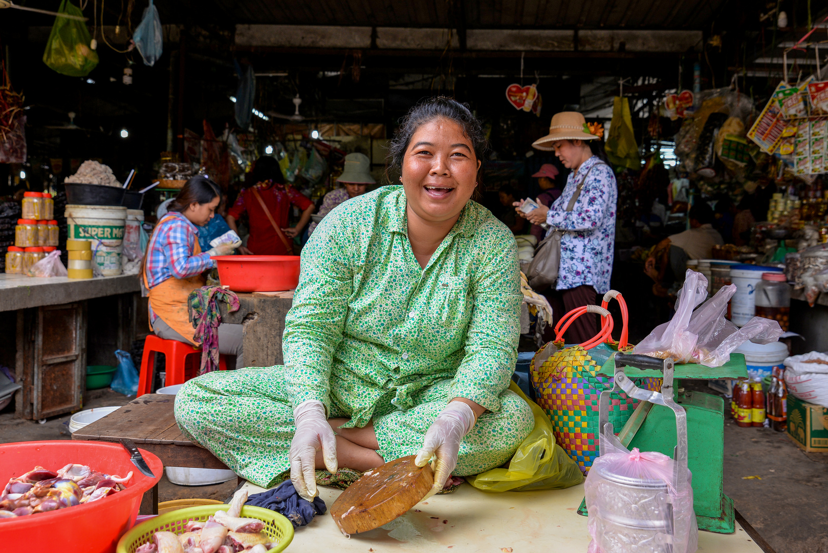 Auf dem Markt in Battambang 03