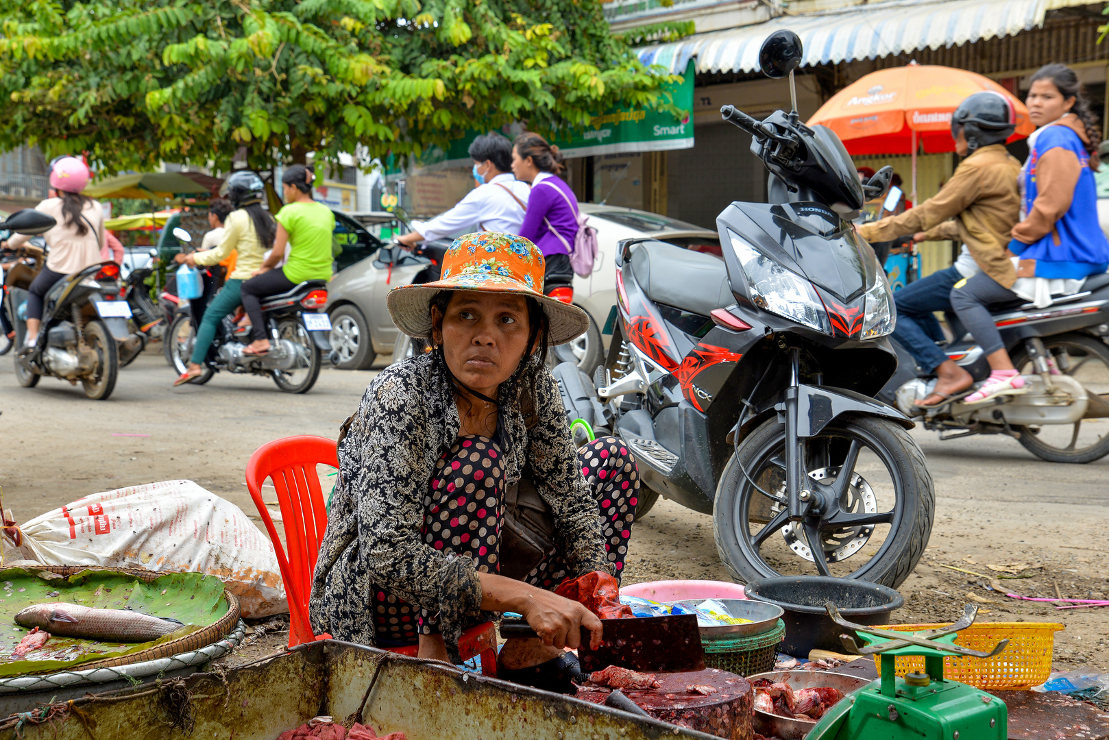 Auf dem Markt in Battambang 07