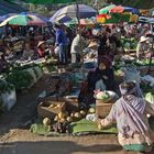 Auf dem Markt in Burma/Myanmar