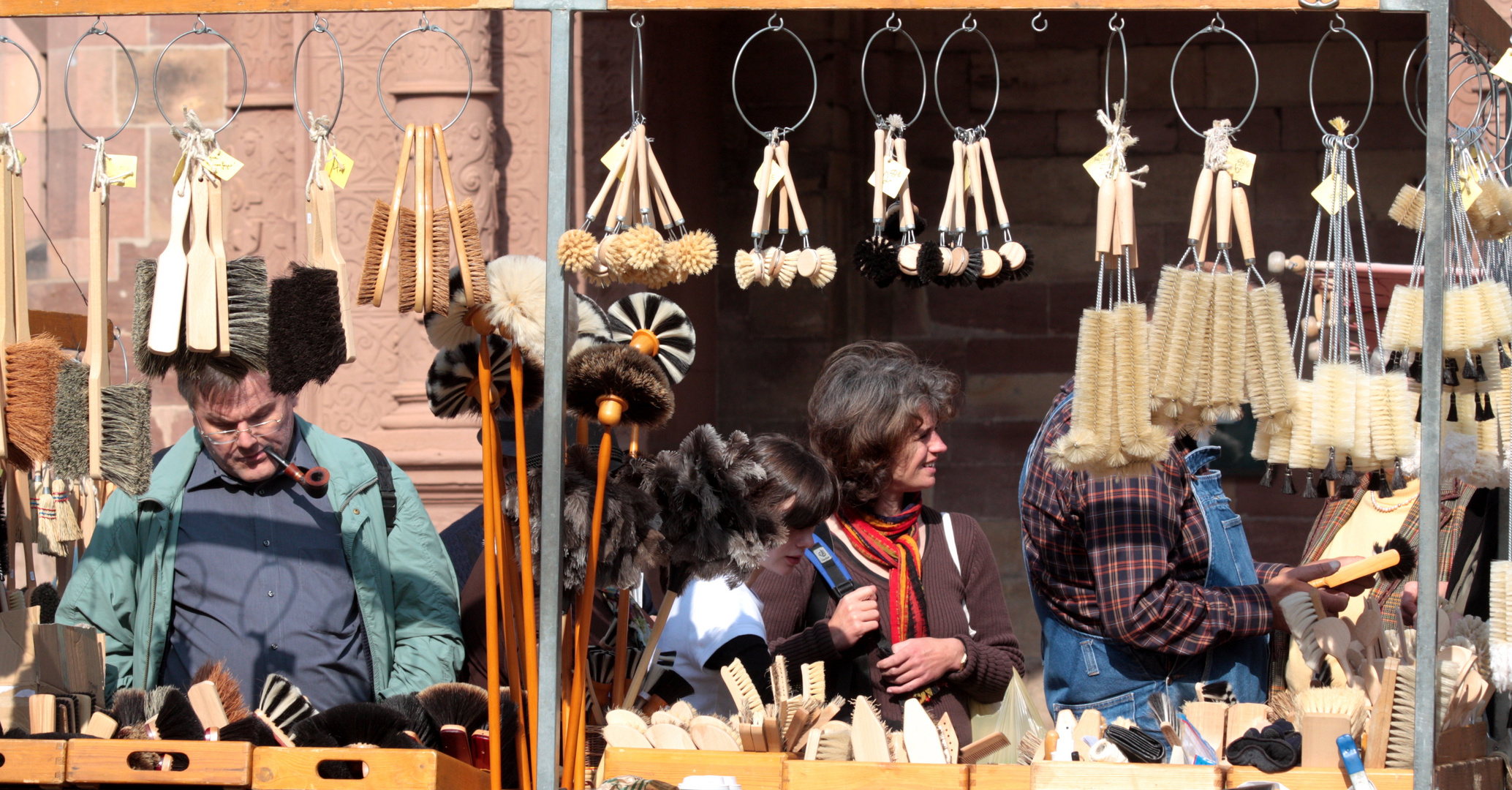 Auf dem Markt in Freiburg (Meiner absoluten Lieblingsstadt!!!)