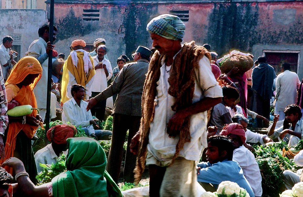 Auf dem Markt in Jaipur