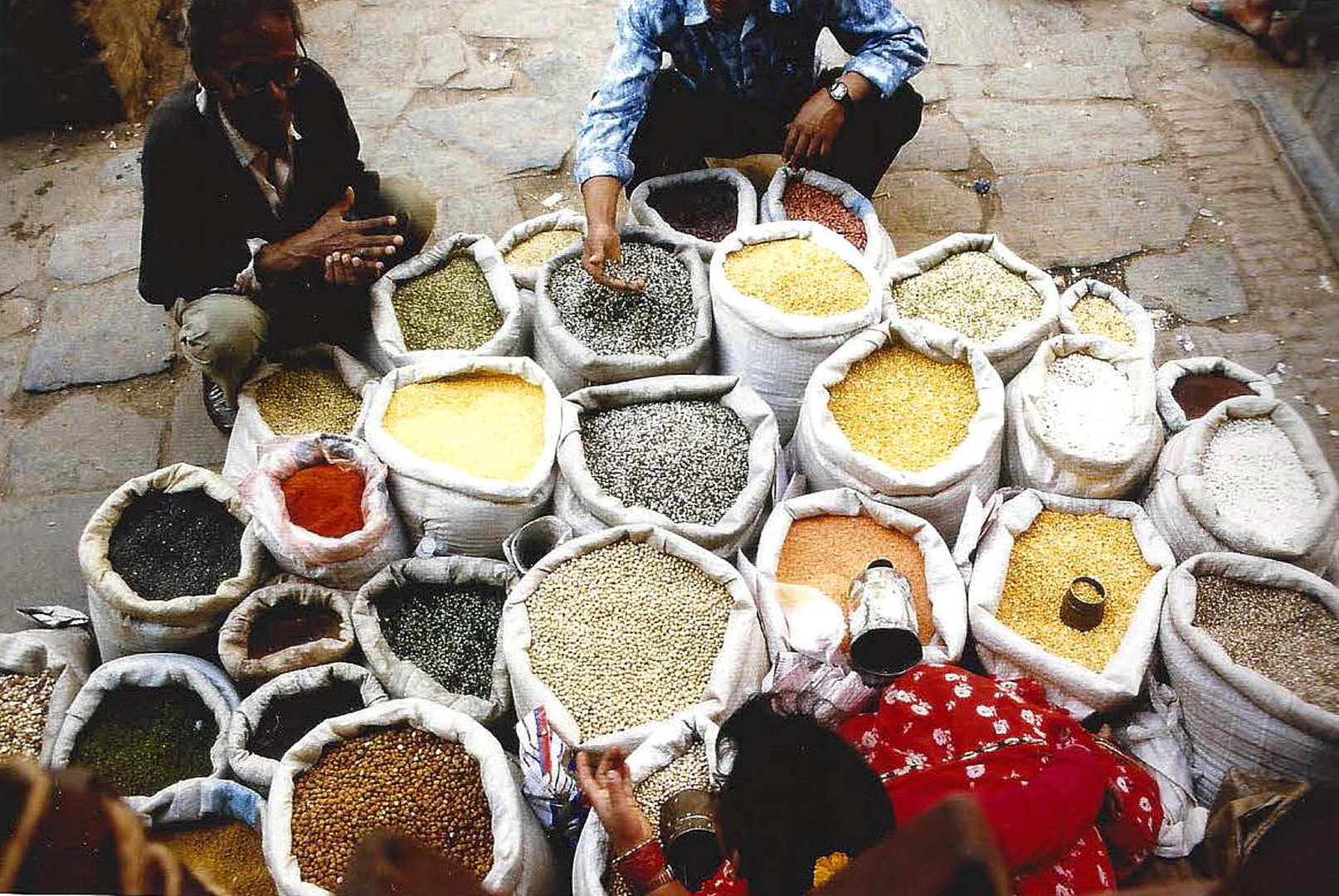 Auf dem Markt in Kathmandu