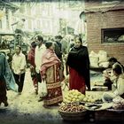 auf dem Markt in Kathmandu