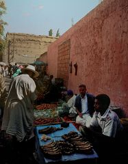 Auf dem Markt in Marrakech