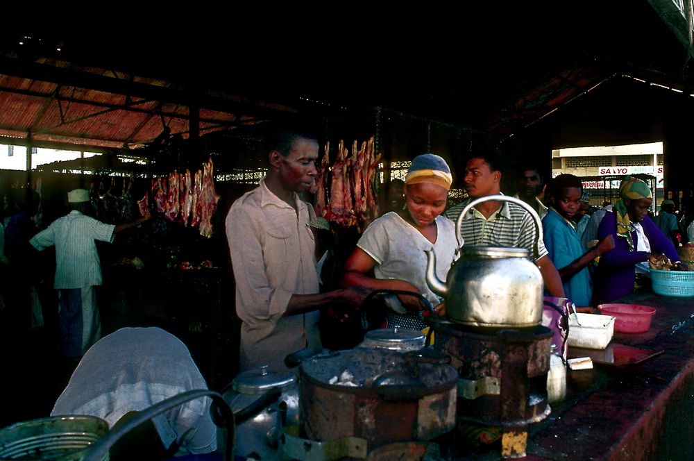 Auf dem Markt in Mombasa