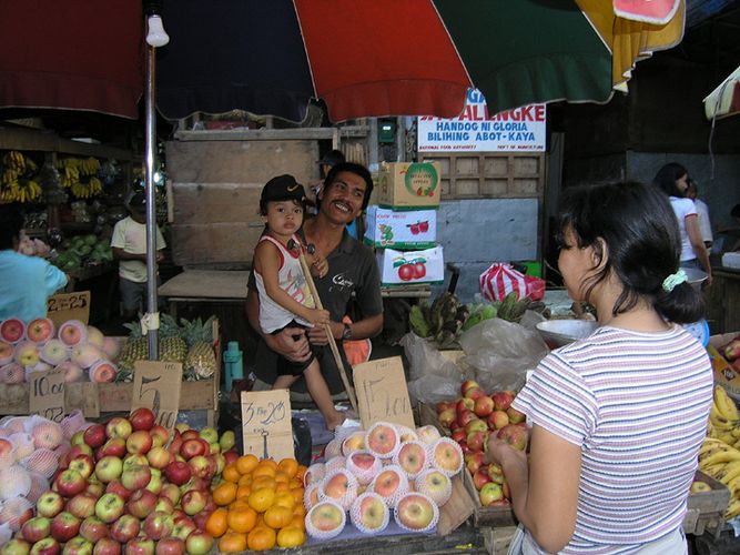 Auf dem Markt in Pilar