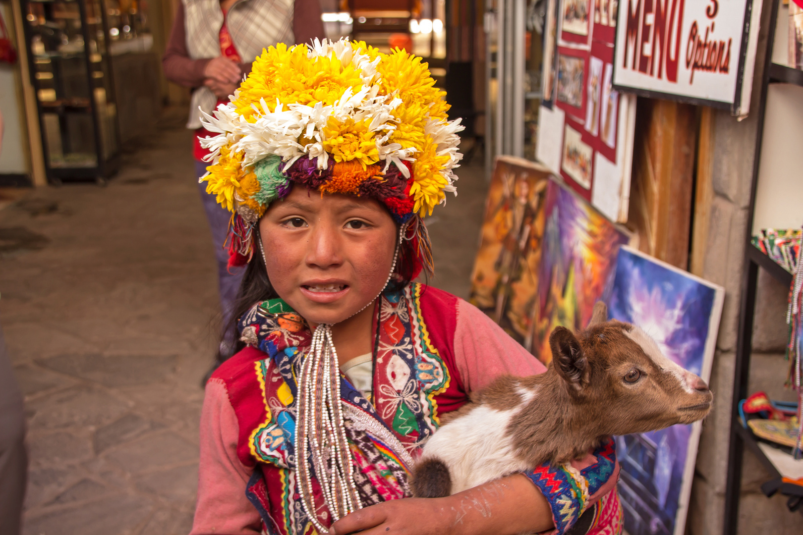 Auf dem Markt in Pisac: Cheeeeeees....